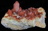 Natural Red Quartz Crystals - Morocco #61172-3